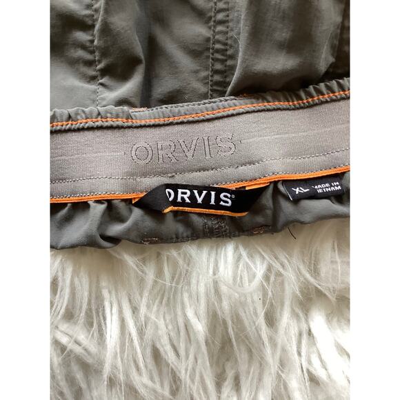 Orvis Men's Ultralight Short/stone Stretch Outdoor Hiking Camping Gray Size XL - Picture 5 of 9